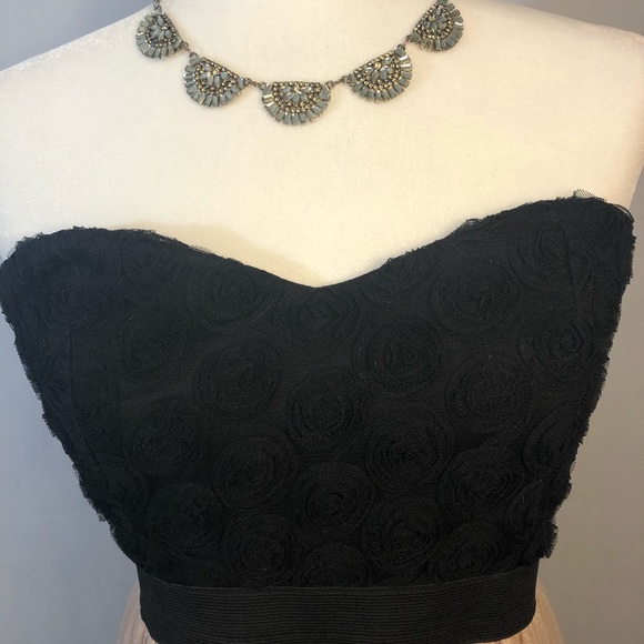 BOGO🖤 F21 DUSTYROSE &BLACK SWEETHEART FANCY TULLE - Picture 7 of 8